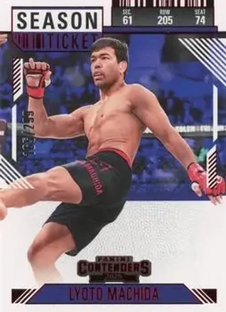 2025 Panini Contenders PFL - Season Ticket Red #13 - Lyoto Machida