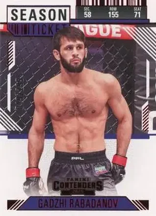 2025 Panini Contenders PFL - Season Ticket Red #17 - Gadzhi Rabadanov