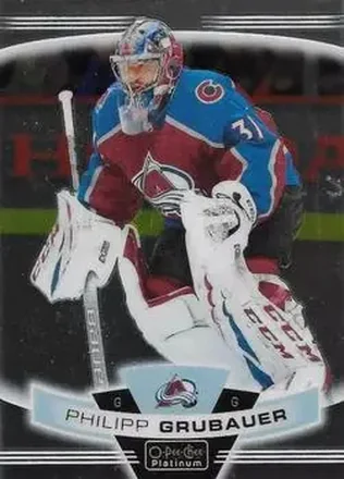 2019-20 O-Pee-Chee Platinum #2 - Philipp Grubauer - Colorado Avalanche