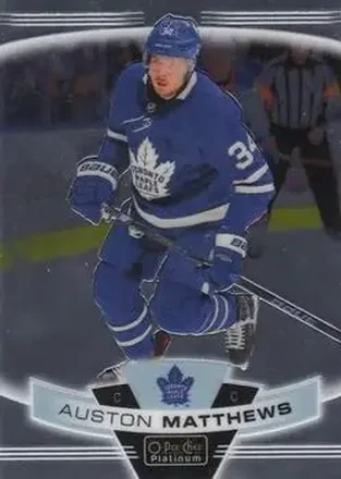 2019-20 O-Pee-Chee Platinum #10 - Auston Matthews - Toronto Maple Leafs