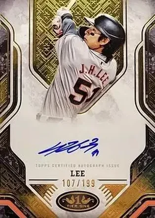 2025 Topps Tier One - Prime Performers Autographs #PPA-JL - Jung Hoo Lee - San Francisco Giants
