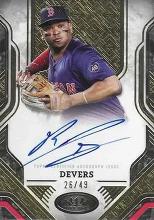 2025 Topps Tier One - Prime Performers Autographs #PPA-RD - Rafael Devers - Boston Red Sox