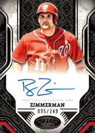 2025 Topps Tier One - Prime Performers Autographs #PPA-RZ - Ryan Zimmerman - Washington Nationals