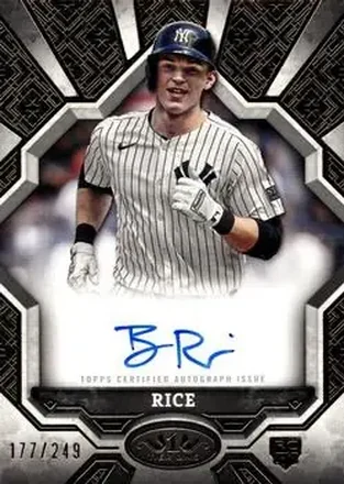 2025 Topps Tier One - Break Out Autographs #BOA-BR - Ben Rice - New York Yankees