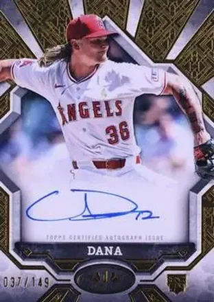 2025 Topps Tier One - Break Out Autographs #BOA-CD - Caden Dana - Los Angeles Angels