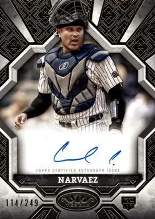 2025 Topps Tier One - Break Out Autographs #BOA-CN - Carlos Narváez - New York Yankees