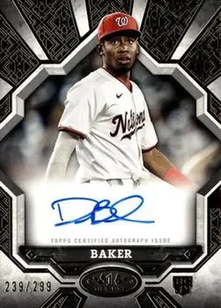 2025 Topps Tier One - Break Out Autographs #BOA-DB - Darren Baker - Washington Nationals