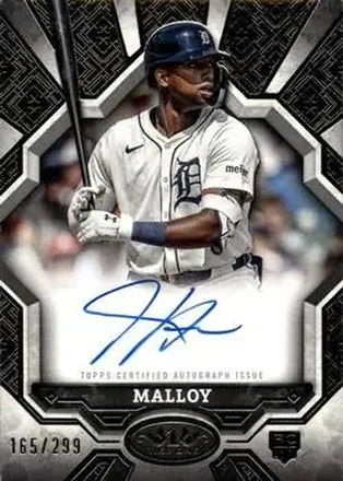 2025 Topps Tier One - Break Out Autographs #BOA-JHM - Justyn-Henry Malloy - Detroit Tigers