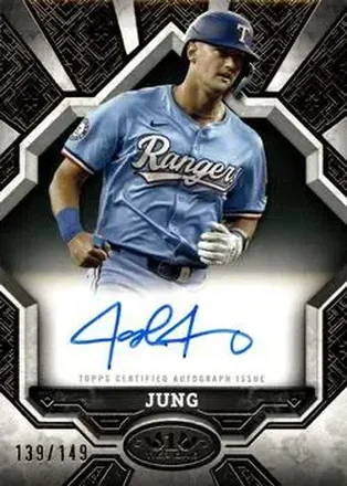 2025 Topps Tier One - Break Out Autographs #BOA-JJU - Josh Jung - Texas Rangers