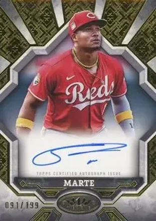 2025 Topps Tier One - Break Out Autographs #BOA-NM - Noelvi Marte - Cincinnati Reds