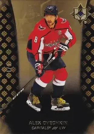 2020-21 Upper Deck Ultimate Collection - Onyx Black #52 - Alex Ovechkin - Washington Capitals