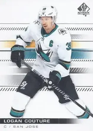 2019-20 SP Authentic #4 - Logan Couture - San Jose Sharks