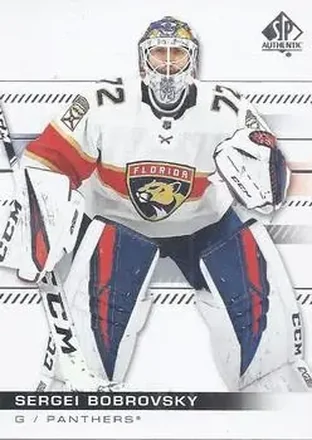 2019-20 SP Authentic #15 - Sergei Bobrovsky - Florida Panthers