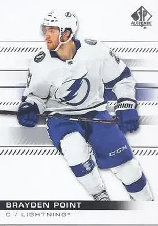 2019-20 SP Authentic #21 - Brayden Point - Tampa Bay Lightning