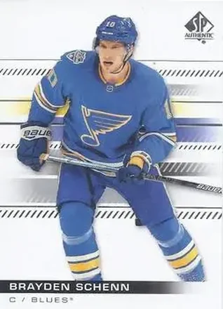 2019-20 SP Authentic #25 - Brayden Schenn - St. Louis Blues