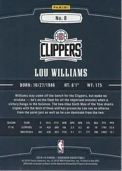 Back of Lou Williams