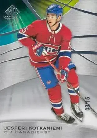 2019-20 SP Game Used #2 - Jesperi Kotkaniemi - Montreal Canadiens