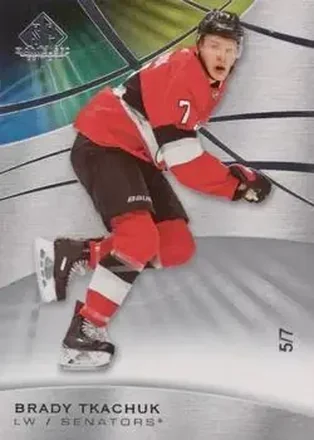 2019-20 SP Game Used #8 - Brady Tkachuk - Ottawa Senators