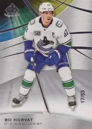 2019-20 SP Game Used #21 - Bo Horvat - Vancouver Canucks