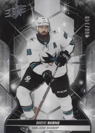 2019-20 SPx #10 - Brent Burns - San Jose Sharks