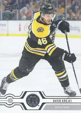 2019-20 Upper Deck #11 - David Krejci - Boston Bruins