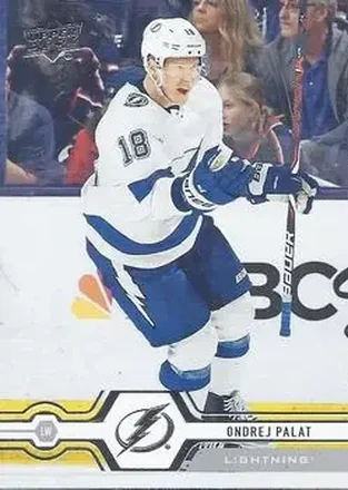 2019-20 Upper Deck #25 - Ondrej Palat - Tampa Bay Lightning