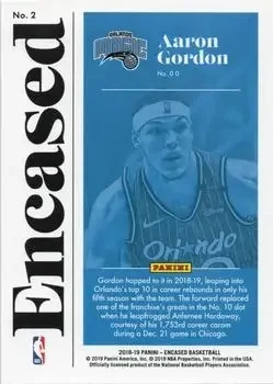 Back of Aaron Gordon