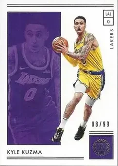 2018-19 Panini Encased #10 - Kyle Kuzma - Los Angeles Lakers 2018-19 Panini Encased #10 - Kyle Kuzma - Los Angeles Lakers