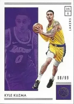 2018-19 Panini Encased #10 Kyle Kuzma