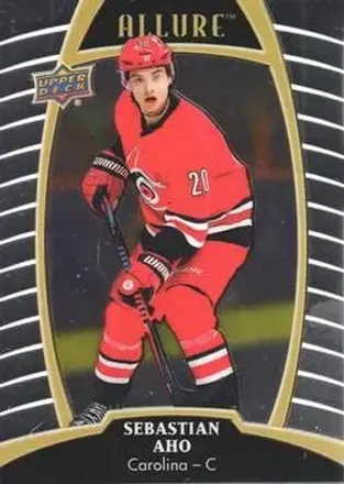 2019-20 Upper Deck Allure #4 - Sebastian Aho - Carolina Hurricanes