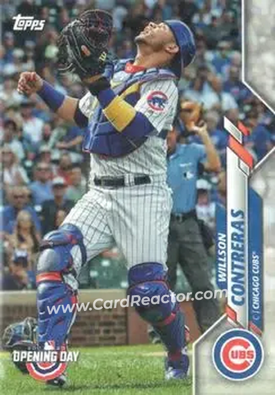 2020 Topps Opening Day #24b - Willson Contreras - Chicago Cubs - Front