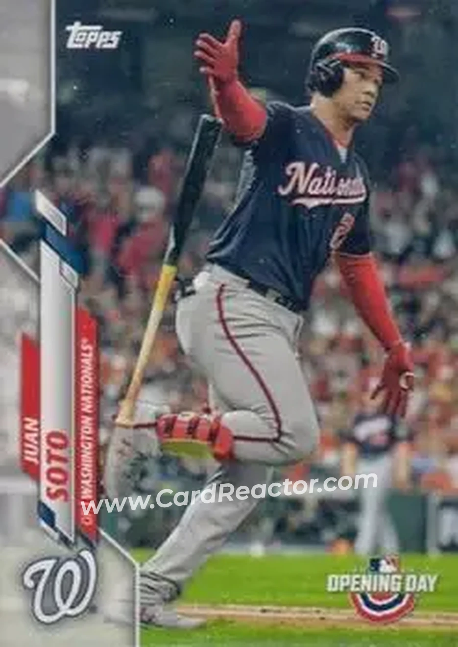 2020 Topps Opening Day #27b - Juan Soto - Washington Nationals - Front
