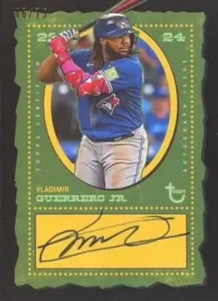 2024 Topps Brooklyn Collection - Autographs Black #AC-VG - Vladimir Guerrero Jr. - Toronto Blue Jays