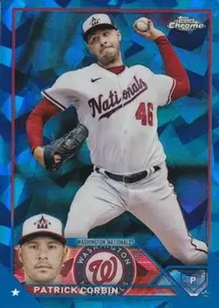 2023 Topps Chrome Update Sapphire Edition #USCS172 - Patrick Corbin - Washington Nationals