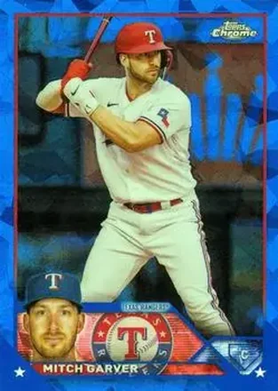 2023 Topps Chrome Update Sapphire Edition #USCS177 - Mitch Garver - Texas Rangers