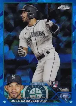 2023 Topps Chrome Update Sapphire Edition #USCS183 - José Caballero - Seattle Mariners