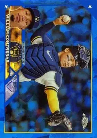 2023 Topps Chrome Update Sapphire Edition #USCS197 - William Contreras - Milwaukee Brewers