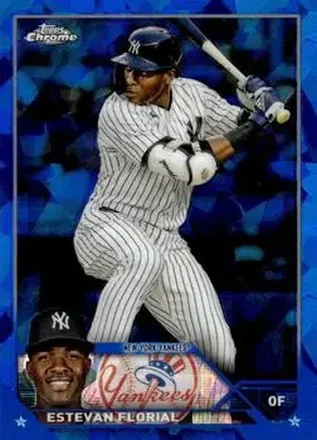 2023 Topps Chrome Update Sapphire Edition #USCS211 - Estevan Florial - New York Yankees