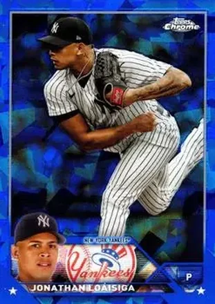 2023 Topps Chrome Update Sapphire Edition #USCS227 - Jonathan Loaisiga - New York Yankees