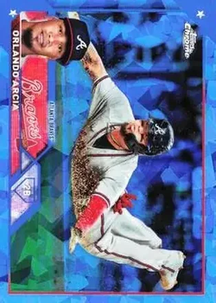 2023 Topps Chrome Update Sapphire Edition #USCS234 - Orlando Arcia - Atlanta Braves