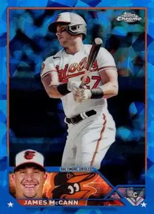 2023 Topps Chrome Update Sapphire Edition #USCS248 - James McCann - Baltimore Orioles