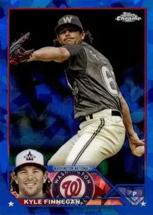 2023 Topps Chrome Update Sapphire Edition #USCS249 - Kyle Finnegan - Washington Nationals