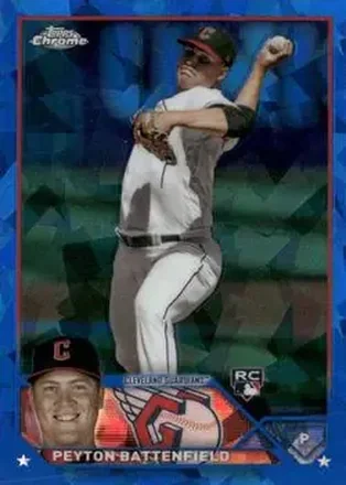 2023 Topps Chrome Update Sapphire Edition #USCS260 - Peyton Battenfield - Cleveland Guardians