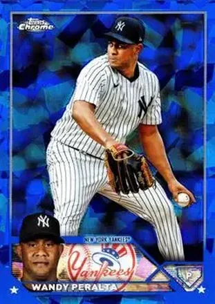 2023 Topps Chrome Update Sapphire Edition #USCS270 - Wandy Peralta - New York Yankees
