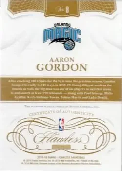 Back of Aaron Gordon
