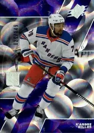 2023-24 SPx - Parallax Purple #27 - K'Andre Miller - New York Rangers