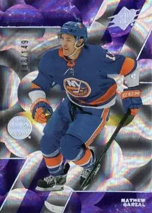2023-24 SPx - Parallax Purple #46 - Mathew Barzal - New York Islanders