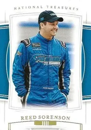 2020 Panini National Treasures - Holo Gold #40 - Reed Sorenson - Premium Motorsports
