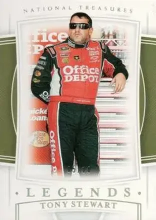 2020 Panini National Treasures - Holo Gold #70 - Tony Stewart - Stewart-Haas Racing