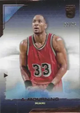 2023-24 Topps 3 - Bronze #25 - Alonzo Mourning - Miami Heat